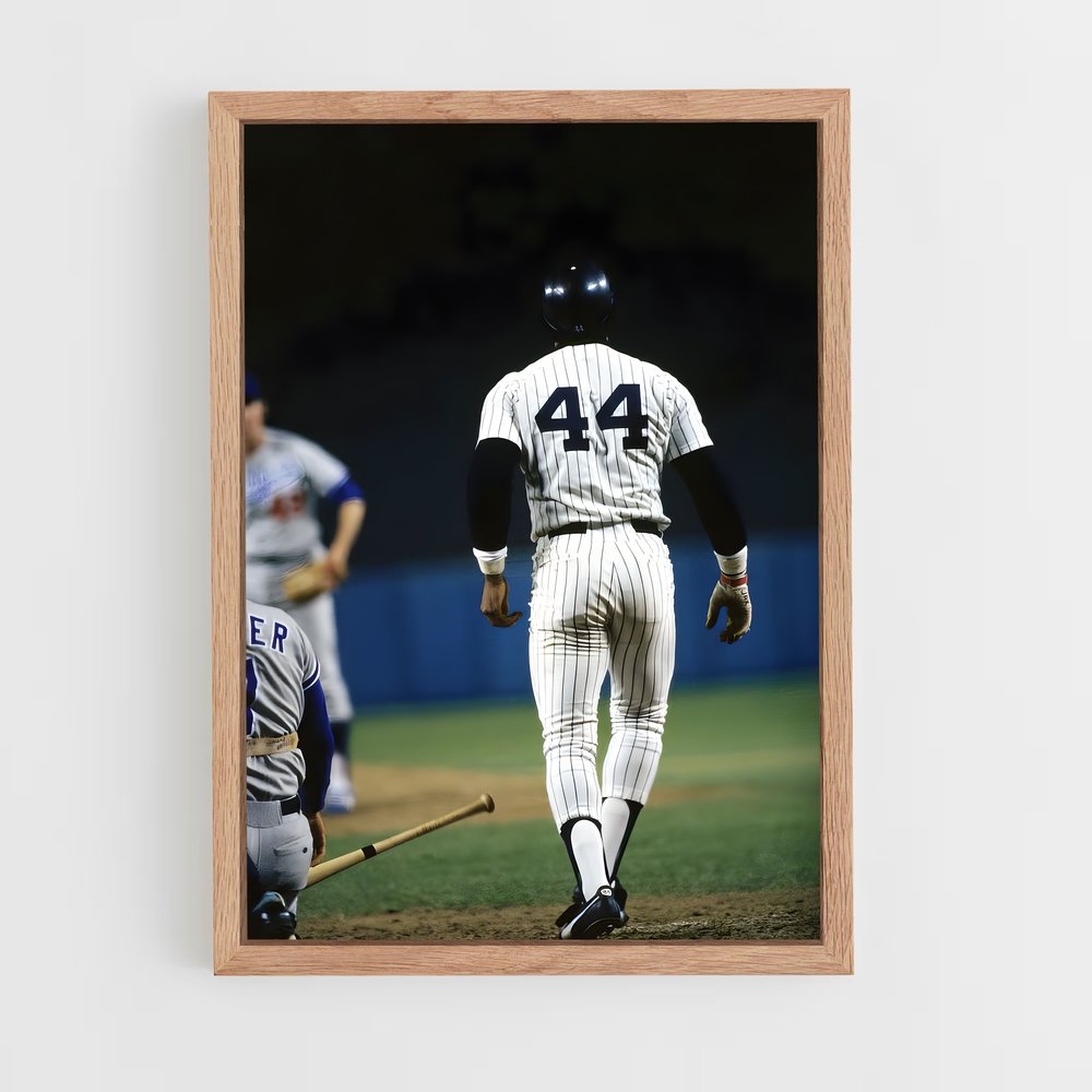 Poster Reggie jackson Cours – affiche Baseball (vue 4)